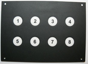 8 Button Membrane Switch