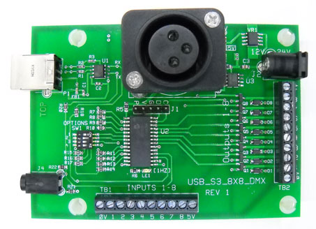 USB-S3-8x8-DMX Interface